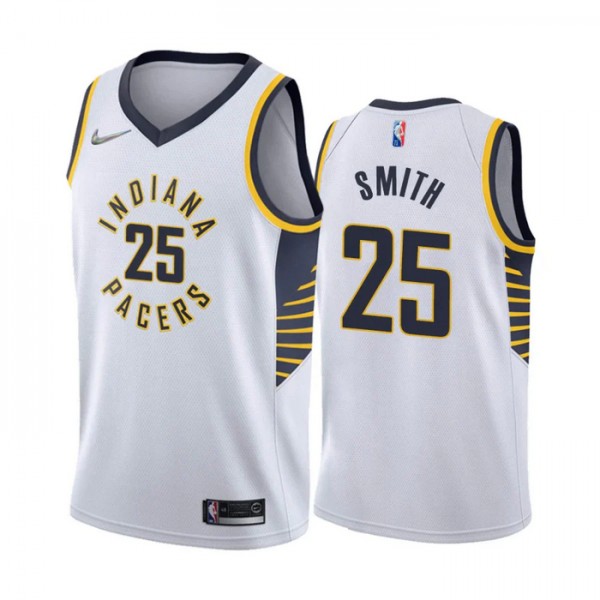 Indiana Pacers Trikot Jalen Smith 25 Nike 2022-23 Association Edition Weiß Swingman - Herren Indiana Pacers Trikot Jalen Smith 25 Nike 2022-23 Association Edition Weiß Swingman - Herren